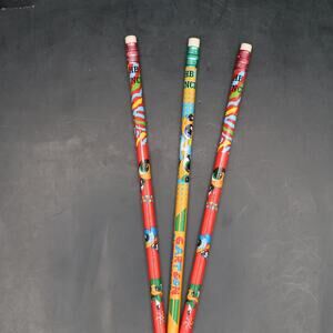 Cartoon Network PowerPuff Girls Pencils Set of 3 Vintage School Supply 1990s